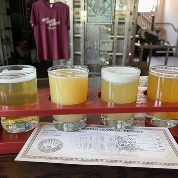 Red White and Brew Beer Company - My flight. - Breweries Near Me - Audubon, New Jersey Red White and Brew Beer Company - My flight. - Breweries Near Me - Audubon, New Jersey