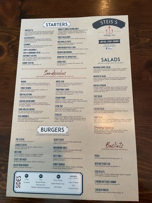 Menu photo 2 Steis's Village Inn Lexington, MI