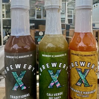 Brewery X - Brewery X bottles hot sauces available at the food trucks - Breweries Near Me - Anaheim, California