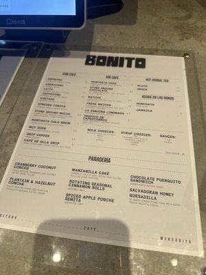 Menu photo 6 Bonito Cafe y Mercadito Seattle, WA Menu photo 6 Bonito Cafe y Mercadito Seattle, WA