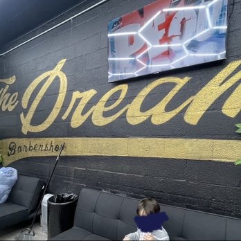 The Dream Barbershop - Waiting area, tv, in front of chairs - Barbers Near Me - Reno, Nevada The Dream Barbershop - Waiting area, tv, in front of chairs - Barbers Near Me - Reno, Nevada