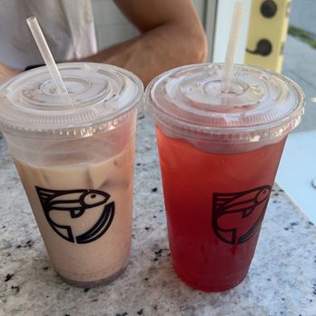 Caviar & Bananas - Chai Latte Iced & Hibiscus Tea - Coffee & Tea Near Me - Charleston, South Carolina