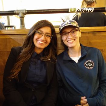 Mission BBQ - Representatives from Global War on Terrorism Memorial Foundation and Student Veterans of America support Military Appreciation Night. - Barbeque Near Me - Sterling Heights, Michigan Mission BBQ - Representatives from Global War on Terrorism Memorial Foundation and Student Veterans of America support Military Appreciation Night. - Barbeque Near Me - Sterling Heights, Michigan