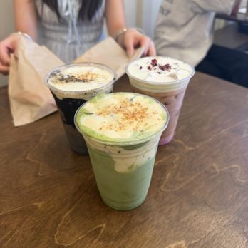 Wa-Iro - Matcha banana, Sakura coffee, Black sesame latte - Bakeries Near Me - Pasadena, California