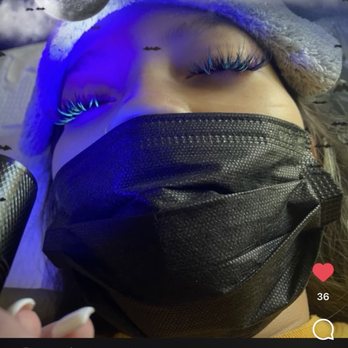 Herr Vault Beauty Bar - These are my blue light lashes ! - Eyelash Service Near Me - Fairfield, California