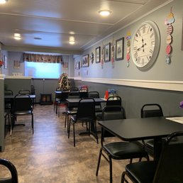 Interior of restaurant