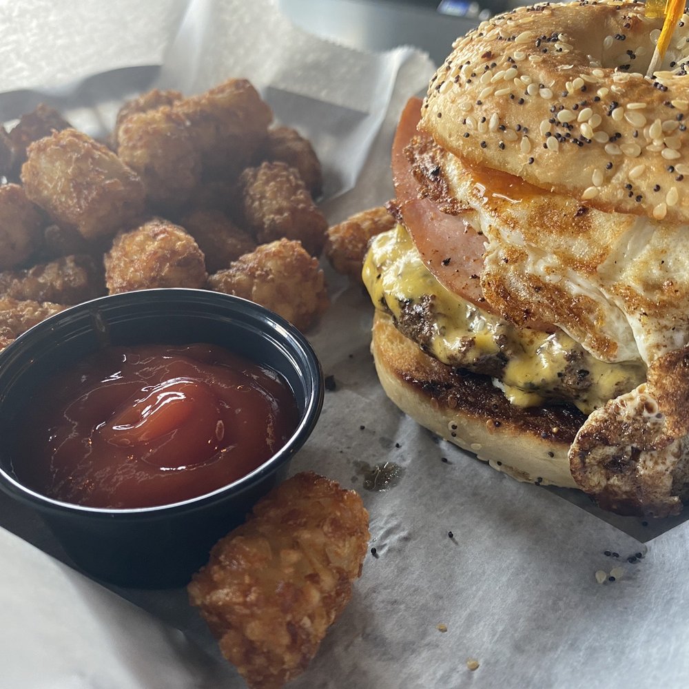 Breakfast burgers Breakfast burgers