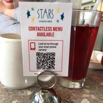Stars On Hingham Harbor - Touch less menus seem to be the norm bow. No tiny glass of juice either! Large glasses! - Seafood Near Me - Hingham, Massachusetts Stars On Hingham Harbor - Touch less menus seem to be the norm bow. No tiny glass of juice either! Large glasses! - Seafood Near Me - Hingham, Massachusetts