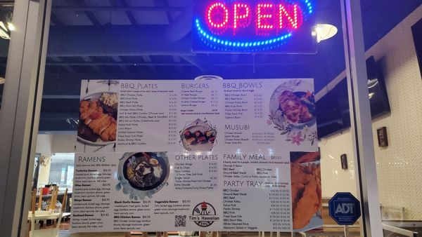 Menu photo 2 Tim’s Hawaiian BBQ Davis, CA