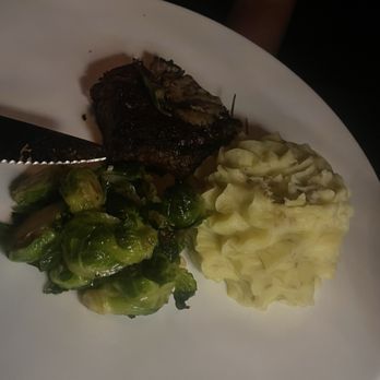 Vernon's Speakeasy - Wagyu with garlic mashed potatoes and brussel sprouts! - Steakhouses Near Me - Los Ranchos, New Mexico