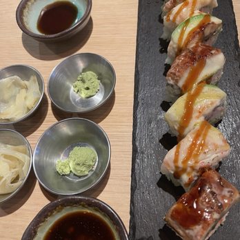 Oh Baby Sushi - Heart Attack Roll - imitation crab, unagi, avacado, shrimp, sweet garlic sauce - Sushi Bars Near Me - Cupertino, California Oh Baby Sushi - Heart Attack Roll - imitation crab, unagi, avacado, shrimp, sweet garlic sauce - Sushi Bars Near Me - Cupertino, California