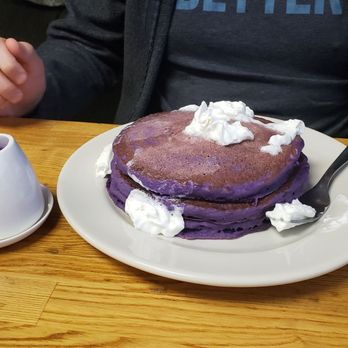 Marie’s Kitchen - Ube Pancakes - Filipino Near Me - Dallas, Texas