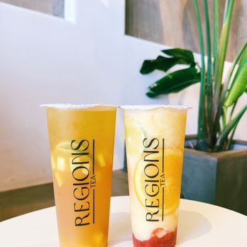 Regions Tea - Right: Malaysian Mango, Left: Summer Baby - Coffee & Tea Near Me - Phoenix, Arizona Regions Tea - Right: Malaysian Mango, Left: Summer Baby - Coffee & Tea Near Me - Phoenix, Arizona