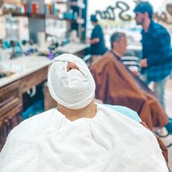 Lone Star Barber - Relax, and try a hot towel face shave.