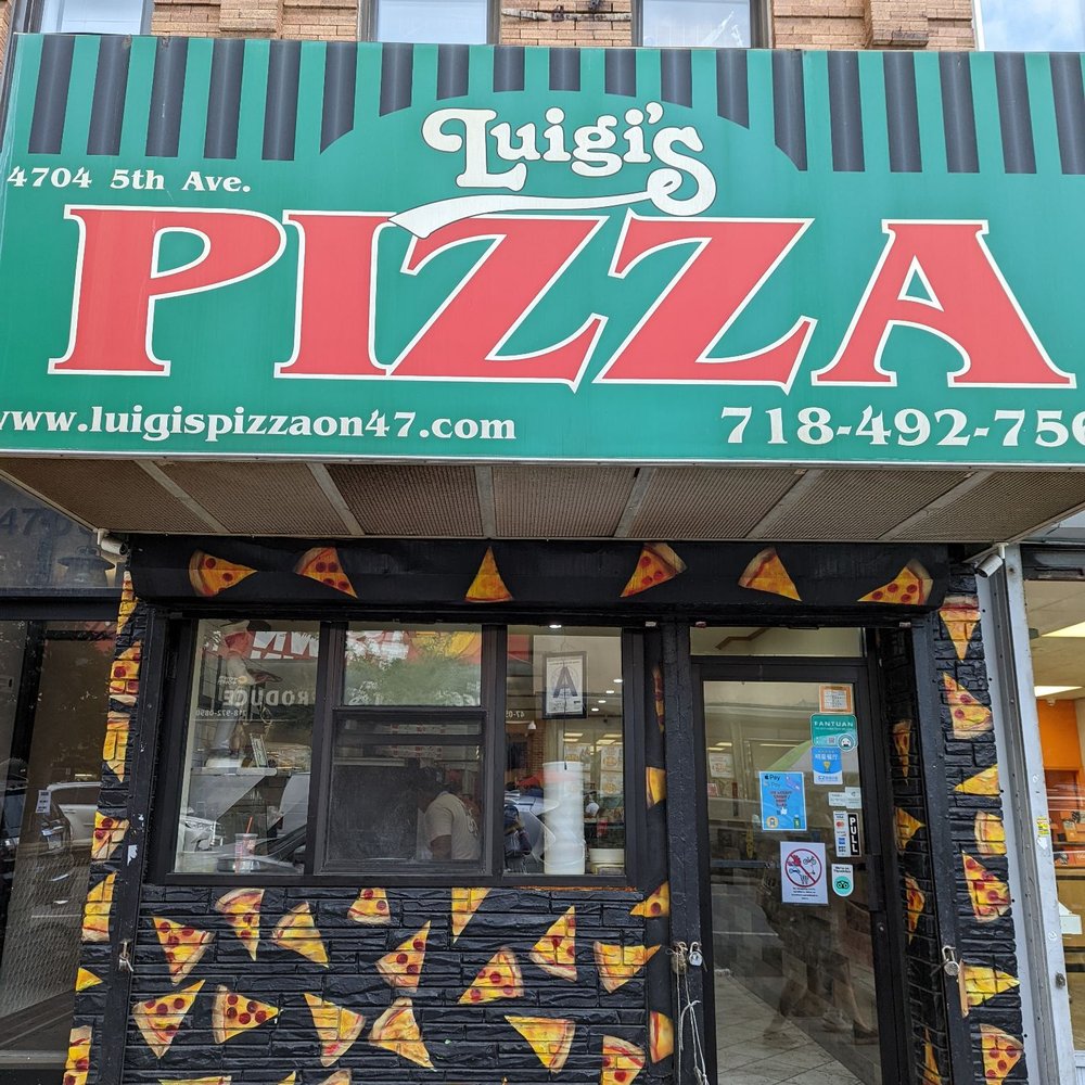 Luigis Pizza - the front of the restaurant - Pizza Near Me - Brooklyn, New York Luigis Pizza - the front of the restaurant - Pizza Near Me - Brooklyn, New York