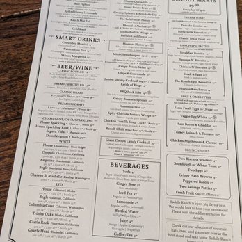 Saddle Ranch - Menu 2 - Steakhouses Near Me - Orange, California Saddle Ranch - Menu 2 - Steakhouses Near Me - Orange, California