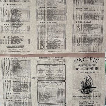 Pacific Restaurant - Menu 11/17/24 - Chinese Near Me - Daly City, California Pacific Restaurant - Menu 11/17/24 - Chinese Near Me - Daly City, California