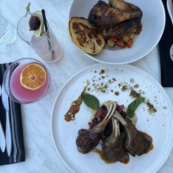 Black Walnut  - Honey lavender chicken w the Menage a Poire Blossom w the New Zealand rack - New American Near Me - Oklahoma City, Oklahoma