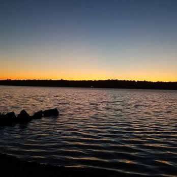 Sunday Park Pavilion - Sunset on the Reservoir - Parks Near Me - Midlothian, Virginia