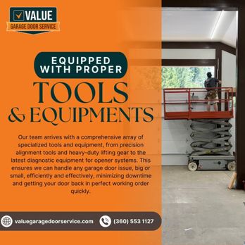 Value Garage Door Service - We're equipped with everything from specialized spring compression tools to state-of-the-art diagnostic equipment. - Garage Door Services Near Me - Portland, Oregon Value Garage Door Service - We're equipped with everything from specialized spring compression tools to state-of-the-art diagnostic equipment. - Garage Door Services Near Me - Portland, Oregon