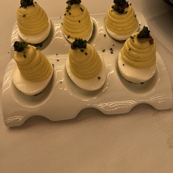 Ocean Prime - White Truffle Caviar Deviled Eggs - Seafood Near Me - New York, New York