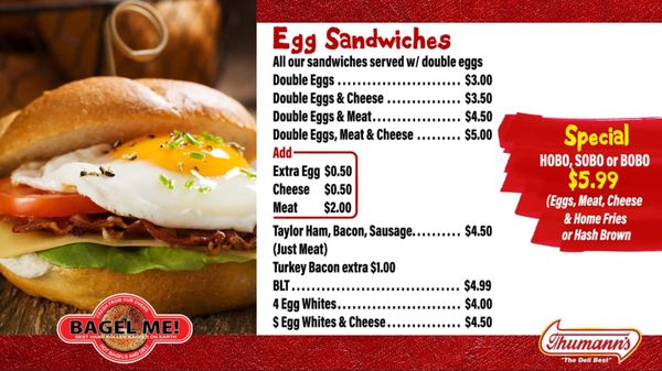 Menu photo 6 Bagel Me Garfield, NJ