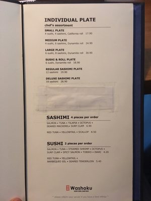 Menu photo 1 Washoku Bistro Edmonton, AB Menu photo 1 Washoku Bistro Edmonton, AB