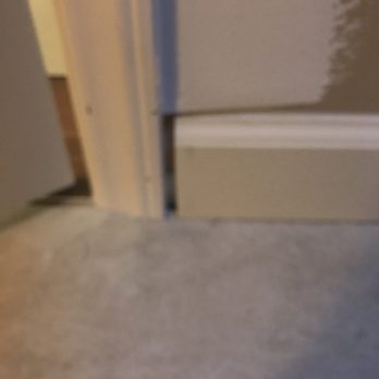 Blue Mountain Flooring - It's only 3/8", we can caulk that.  New doors, the trip was too small. - Flooring Near Me - Hendersonville, North Carolina