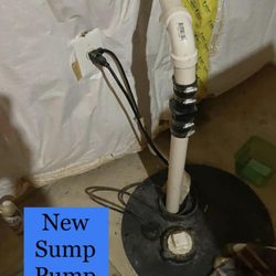Flash Plumbing - New Sump Pump