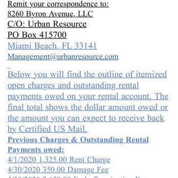 Urban Resource - They claim I gave them $2,650 in security deposit when clearly you can see for yourself that I in fact gave them $3,975 in the next photo. - Real Estate Services Near Me - Miami Beach, Florida Urban Resource - They claim I gave them $2,650 in security deposit when clearly you can see for yourself that I in fact gave them $3,975 in the next photo. - Real Estate Services Near Me - Miami Beach, Florida