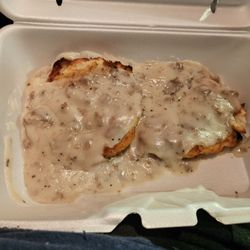 Yorktown Service Plaza - Sausage gravy & biscuits
