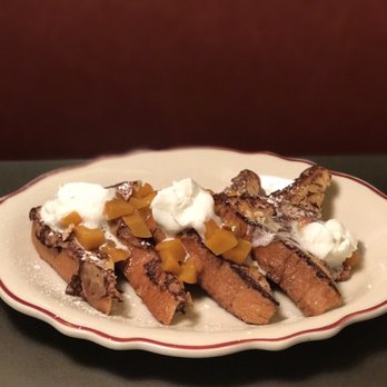 Crimson DC - $12 French Toast brioche w/ peaches, pecans, whipped cream - Diners Near Me - Washington, DC, District of Columbia Crimson DC - $12 French Toast brioche w/ peaches, pecans, whipped cream - Diners Near Me - Washington, DC, District of Columbia