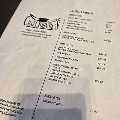 Crazy Johnnie's Steak House by null