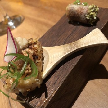 Elcielo - Crab bite and mushroom crisp - Colombian Near Me - Miami, Florida Elcielo - Crab bite and mushroom crisp - Colombian Near Me - Miami, Florida