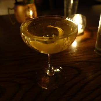 Tanner Smiths - Midnight Moonshine: mountain strength poitin, elderflower liqueur, Lillet Blanc $13 - Cocktail Bars Near Me - New York, New York