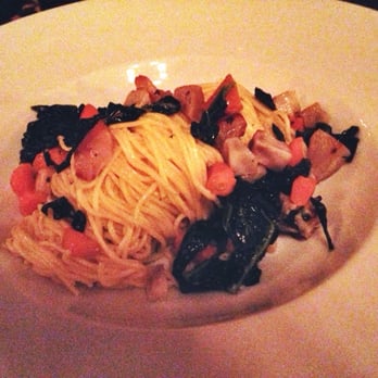 Cinghiale - Spaghetti with veggies.  Veggies were the highlight, spaghetti was a disappointment - Italian Near Me - Baltimore, Maryland