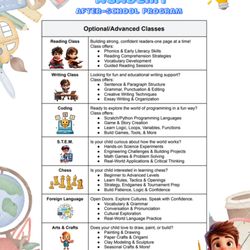 Optional/Advanced Classes