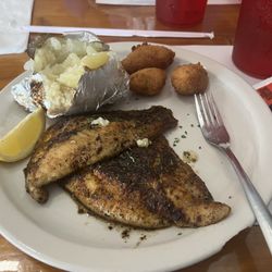Sea Market Seafood & Restaurant - Blackened catfish