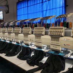 GimaSport - One of our 15 head Barudan embroidery machines.