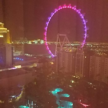 Flamingo Las Vegas - Room with High Roller View at night - Hotels Near Me - Las Vegas, Nevada Flamingo Las Vegas - Room with High Roller View at night - Hotels Near Me - Las Vegas, Nevada