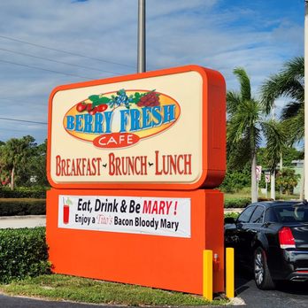Berry Fresh Cafe - Sigh out front - Breakfast & Brunch Near Me - Stuart, Florida