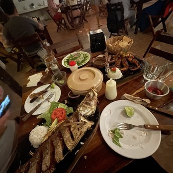 Pescaria Estrada - Pulpo al ajillo, pescado frito, Aguachile - Seafood Near Me - Tulum, ROO Pescaria Estrada - Pulpo al ajillo, pescado frito, Aguachile - Seafood Near Me - Tulum, ROO