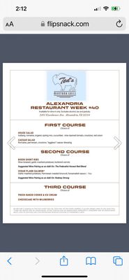 Menu photo 3 Ted's Montana Grill Alexandria, VA