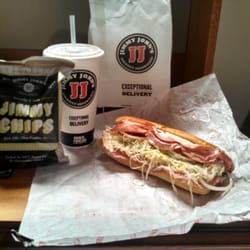 Jimmy John's - Did not even finish changing clothes and they were already waiting for me to pick up order.