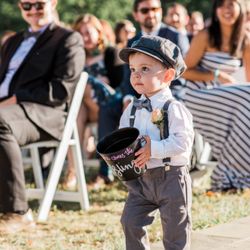 The Osprey's At Belmont Bay - Cutest lil ring bearer