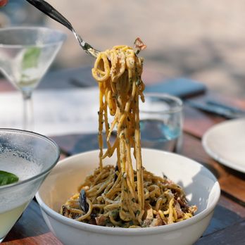 Prato - mustard spaghettini "cacio e pepe" - Pizza Near Me - Winter Park, Florida
