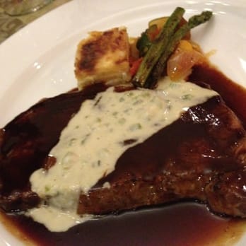 Cafe Miro - Rib eye w/red wine reduction sauce - Modern European Near Me - Honolulu, Hawaii Cafe Miro - Rib eye w/red wine reduction sauce - Modern European Near Me - Honolulu, Hawaii