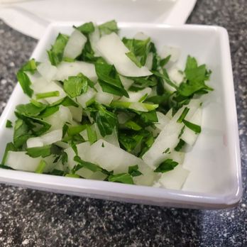 George's Shish Kebab - Side of fresh parsley and onions - Kebab Near Me - Fresno, California