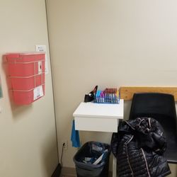 East Side Clinical Lab - Blood draw area (excuse my coat)