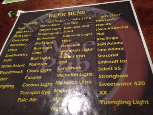 Menu photo 6 McGarvey's Wee Pub St Marys, GA